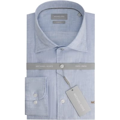 Shirt Michael Kors One Pièce Collar Linen Slim