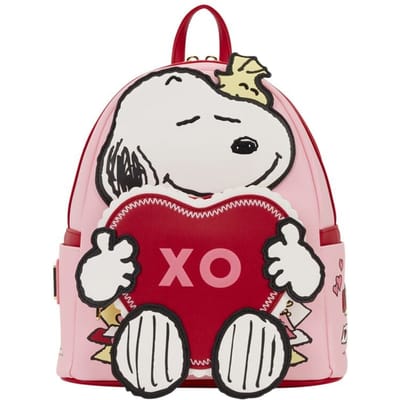 Peanuts Loungefly Mini Backpack Snoopy XO