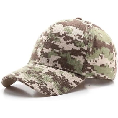 Camouflage Baseballpet Volledige Camo Print Militaire Stijl Verstelbare Papa Hoed Leger Buiten Jacht Sportpet Unisex Mannen Vrouwen Adjustable gray