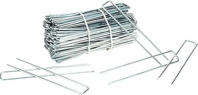 Gronddoekpen / Anti-Worteldoek Haken 20 x 5 x 20 cm ZINK / 100 STUKS ! / gronddoekpennen