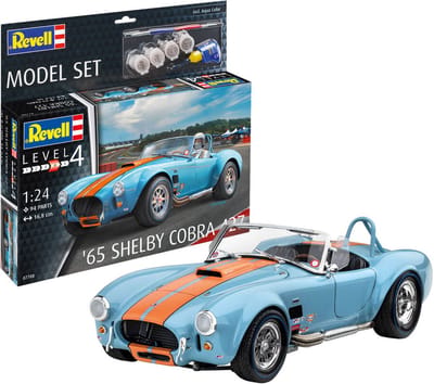 Revell Modelbouwpakket Auto - 67708 1965 Shelby Cobra 427 - Model Set Plastic - 1:24 - Modelbouw