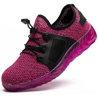 Werkschoenen Heren Stalen Neus Schoenen Dames Heren Veiligheidsschoenen Puncture-Proof Werksneakers Ademend Lichtgewicht Werkschoenen Heren 38