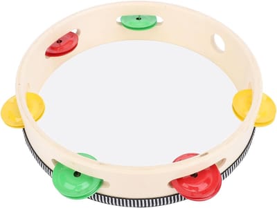 Hand Tamboerijn - Muziek Instrument - Feesten Dansen - Antislip Grip - 8 inch
