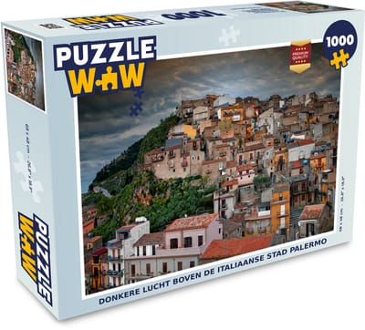 Puzzel Storm - Palermo - Italië - Legpuzzel - Puzzel 1000 stukjes volwassenen