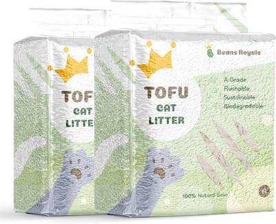 Kattenbakvulling Tofu Klontvormend Stofvrij Geurabsorberend Lichtgewicht