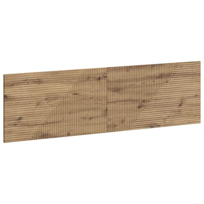 vidaXL - Wandgemonteerd - Hoofdbord - HAARLEM - Artisanaal - eiken - Bewerkt - hout