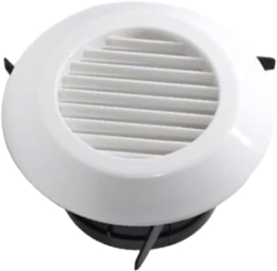 Allecto- Ventilatierooster - Indoor ventilatie - Ronde luchtuitlaat - ABS materiaal - Buisafdekking - Ventilatierooster - Geschikt voor buizen - Wit 75-200mm ABS Ronde Air Vent Grille Circulaire Indoor Ventilatie Outlet Buis Pipe Cover Cap.