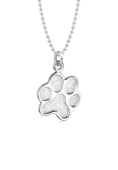 Elli - Halsketting - Damespoot Hanger Hond Dierenliefhebber in 925 Sterling Zilver - Dames