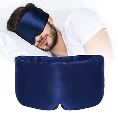 Zijden Slaapmasker voor Volwassenen - Lichtgewicht en Verstelbaar Nachtmasker