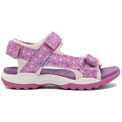 Geox Meisjes Platte sandalen - J550wa - Roze - Textiel - Plateauzool - Maat 28