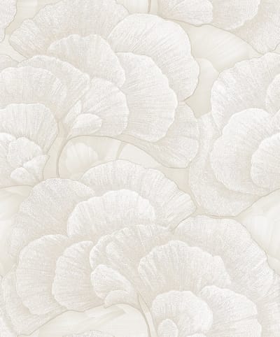 Dutch Wallcoverings - Vliesbehang - Renaissance - Blossom White Wit/Crème - RE521011
