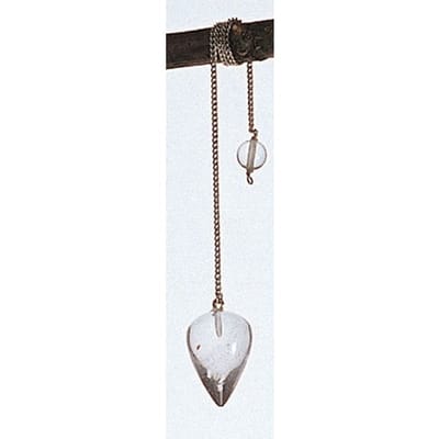 Pendel bergkristal met schakel ketting