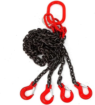 Hijsketting Sling - Hefketting - Zwaar Hijswerk - Hoge Draagcapaciteit - 4 Ton - Zwart
