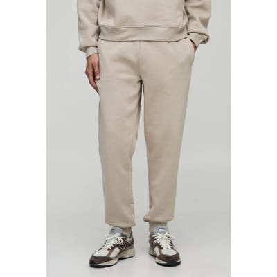 Essential Regular Fit Jogger | Stone | Size XS