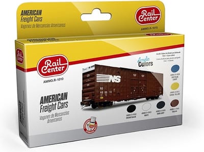 AMMO by Mig Jimenez Hobbyverf Acrylverf - MIG R1010 American Freight Cars - Acryl Set Verf set - 6x 17 ml