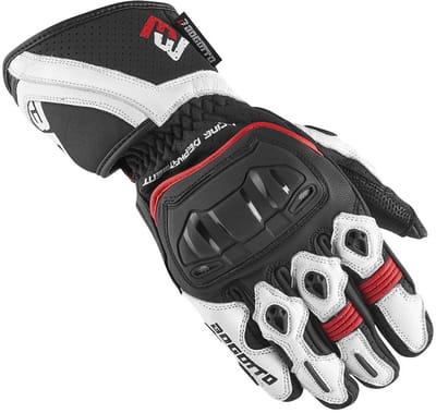 Bogotto Losail Zwart Wit Rood Handschoenen - Handschoen