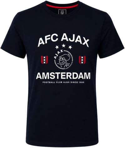 AFC Ajax - T-shirt - Maat 116/122 - Donkerblauw - Kinderen