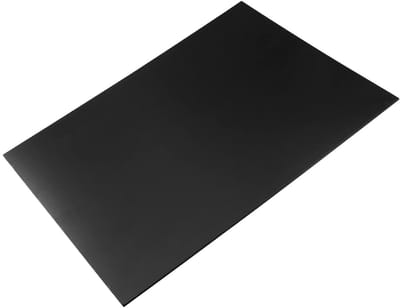 PVC Schuimplaat - Kunststof Plaat - Presentaties en Ambachten - Lichtgewicht en Duurzaam - 30x40 cm - Zwart