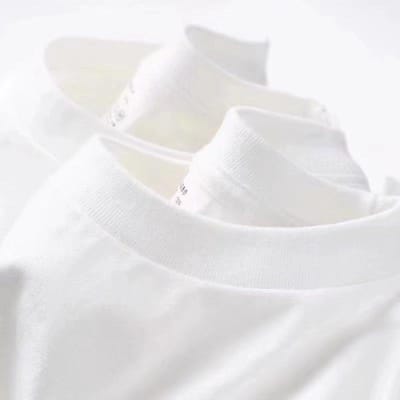Zwarte en Witte Korte Mouw T-shirts van Puur Katoen voor Mannen en Vrouwen, Zomerse Losse Tops met Halve Mouwen voor Koppels 3XL white