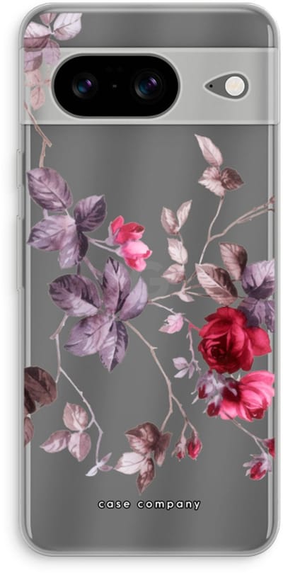 Case Company® - Hoesje geschikt voor Google Pixel 8 hoesje - Mooie bloemen - Soft Cover Telefoonhoesje - Bescherming aan alle Kanten en Schermrand