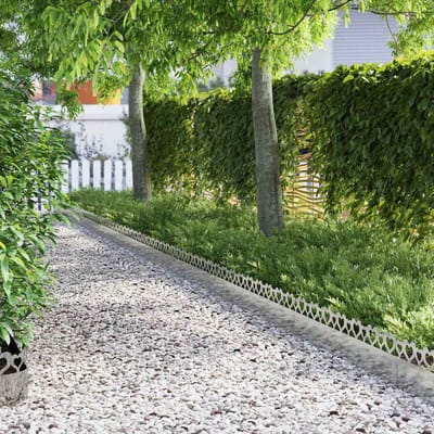 vidaXL - Gazonranden - 10 - st - 103 - x - 0,05 - x - 22 - cm - Gegalvaniseerd - staal