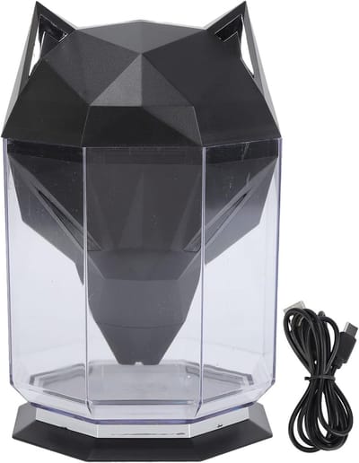 Luchtbevochtiger Bureau - Waterverdeler Elektrisch - Thuis Kantoor - Grote Capaciteit - 17 x 10 x 10 cm - Zwart