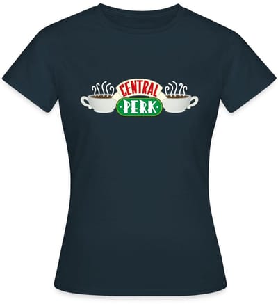 Friends Central Perk Logo T-Shirt Dames