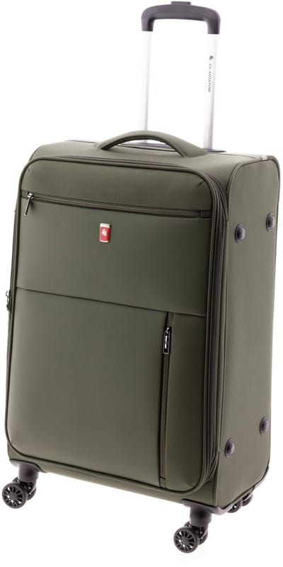 Gladiator Arctic Middelgrote Koffer - 66 cm - 66/74 liter - Expandable - TSA slot - Donkergroen