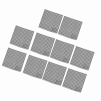 Dailygoods- Bloempotmat 10 Stuks - Drainage Mat - Ronde/Vierkante Mat - Aansluitbaar - Luchtstroom - Hard Plastic - Drainagemat