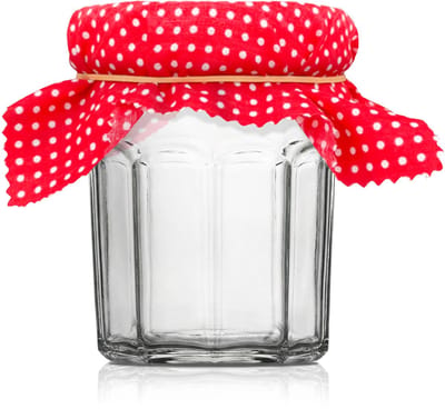 Le Pratique | 6 Katoenen Doekjes voor Inmaakpotten | Jampotten 15x15 cm