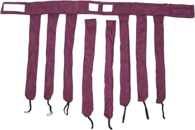 Flexibele Warmtevrije Haarkrultang – DIY Haarstylingtools, Krul Hoofdband, Zachte Slapen Krulstaven voor Vrouwen, Krultang Zonder Warmte, Nachtkrullen - Paars