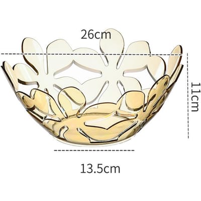 Plastic Fruitborden Bloemen Holle Uit Eetgerei Serveerschalen Keuken Fruitschaal Woondecoratie Eettafels Fruithouders Dienblad beige