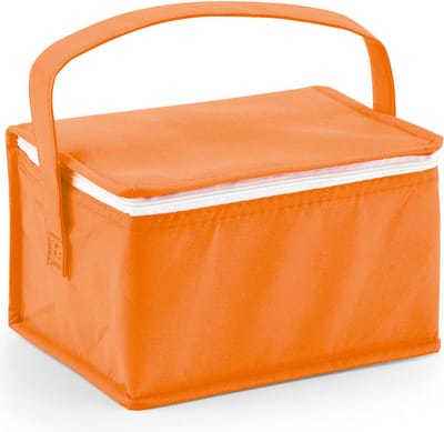 Kleine koeltas voor lunch - oranje - 20 x 14 x 13 cm - 3.5 liter - Koeltassen