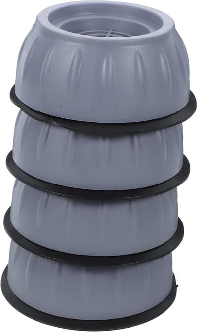 Wasmachine Voetkussens - Anti-vibratie Pads - Stabiliseren Apparaten - Verhoogt Apparaten - 4 Stuks - Donker Blauw