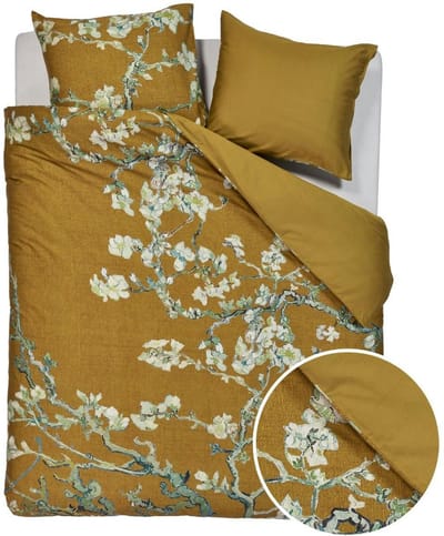 Beddinghouse x Van Gogh Museum Blossoming dekbedovertrek - Lits-Jumeaux - 240x200/220 cm - Oker
