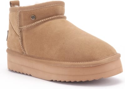 Warmbat Durack Vrouwen Laarzen - Cognac - Maat 38