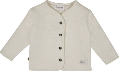 Frogs and Dogs - Smile Gewatteerde Jas Baby | Beige - Katoen/Polyester - Maat 74