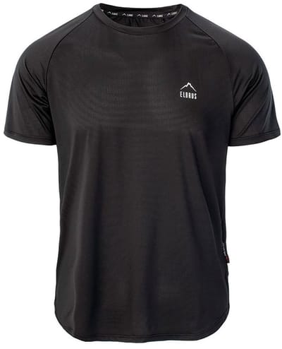 Elbrus Altar Fleecetec T-shirt Met Korte Mouwen Zwart XL Man