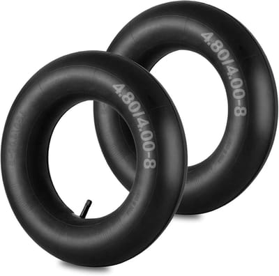 Vervanging Banden - Binnenbanden Set - Voertuig Onderhoud - Duurzaam Natuurrubber - 4.80/4.00-8 - Zwart