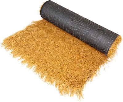 Kunstrieten Rol - Synthetisch Dakriet - Tuindecoratie - Waterdicht en Rotbestendig - 0.5x2m - Natuurlijk