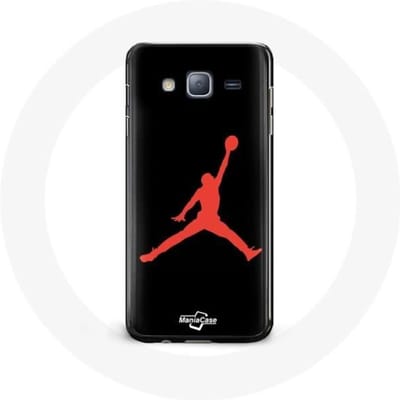 Coque - Air Jordan - Galaxy J3 2016 - Rouge - Souple - Sportif rouge