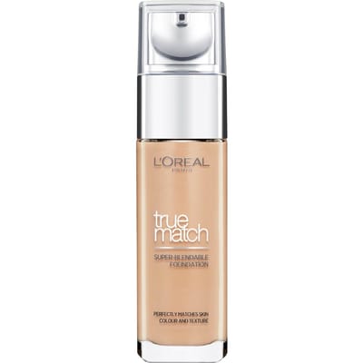 L’Oréal Paris True Match Foundation - 6,5D/W - Natuurlijk Dekkende Foundation met Hyaluronzuur en SPF 16 - 30ml - Vegan