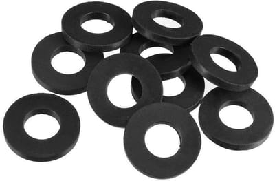 Rubberen Sluitringen - Pakking Ring - Lekkages Stoppen - Hoge Temperatuurbestendig - 24 mm Buitendiameter - Zwart