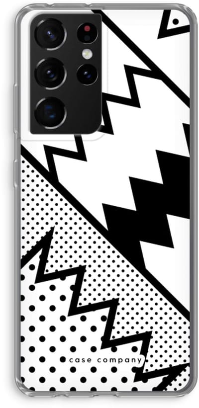 Case Company® - Hoesje geschikt voor Samsung Galaxy S21 Ultra hoesje - Pop Art #5 - Soft Cover Telefoonhoesje - Bescherming aan alle Kanten en Schermrand