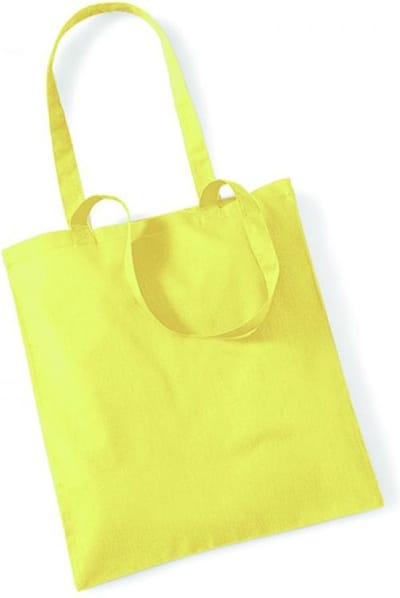 Westford Mill Bag For Life - Long Handles WM101 - Lemon - 38 x 42 cm