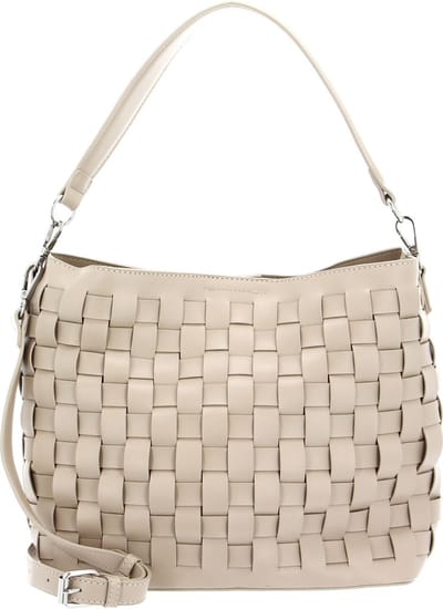 SEIDENFELT MANUFAKTUR Schoudertas Malilla Hobo Bag Sandy Taupe Beige
