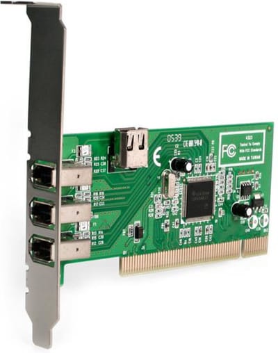 StarTech 4-poort PCI 1394a FireWire Adapter Kaart - 3 Extern 1 Intern