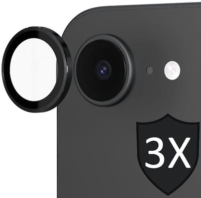 Camera Screenprotector geschikt voor iPhone 16e - 3x Volledig Dekkend Glas Screen Protector