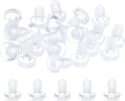 Glazen Tafel Buffers - Rubberen Pads - Meubelbescherming - Met Handvat - 30 Stuks - Transparant