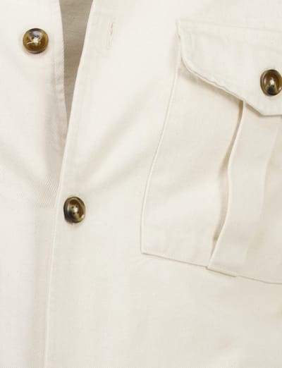 Born With Appetite Overshirt creme